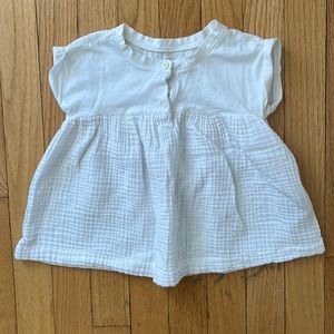 Gap white gauze top